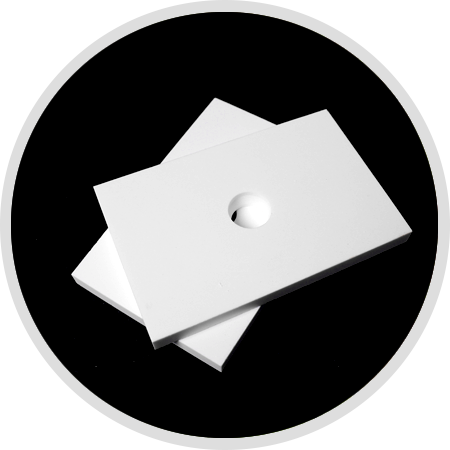 氧化鋁襯板<p>低磨耗 高比重 高硬度</p>